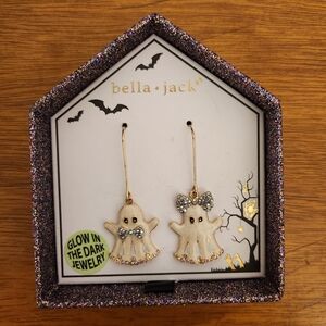 Bella & Jack Ghost glow in the dark earrings